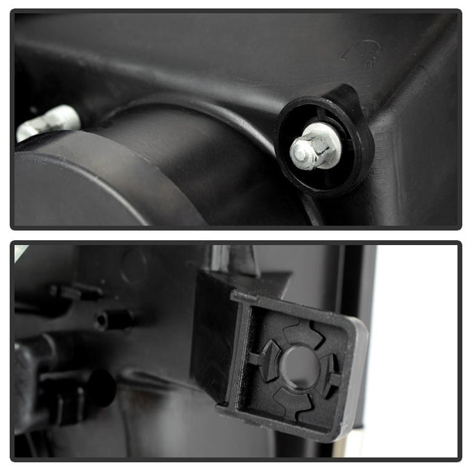 Light Bar DRL Chrome Projector Headlights <br>13-14 Ford F-150
