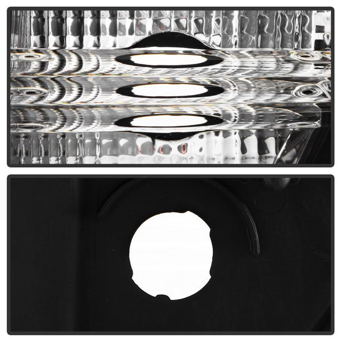 Light Bar DRL Black Projector Headlights <br>13-14 Ford F-150
