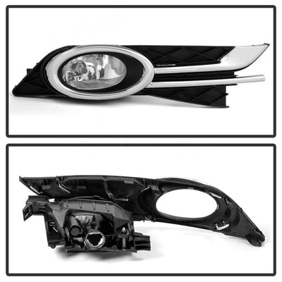 Clear OEM Fog Light w/Switch <br>14-17 Honda Odyssey
