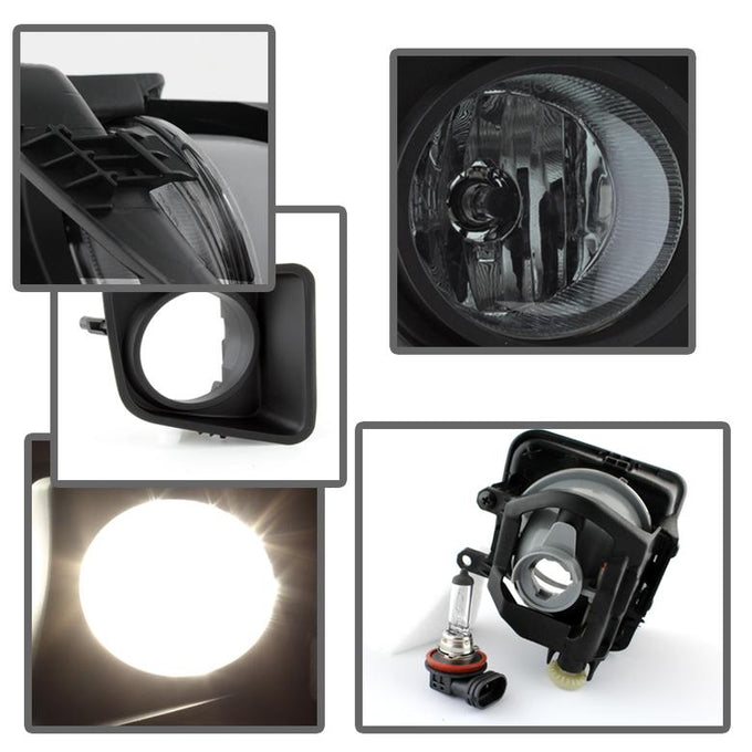 Smoked OEM Fog Lights W/Switch <br>14-21 Toyota Tundra