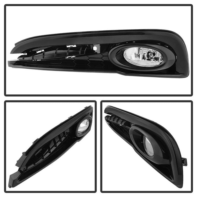 Clear OEM Fog Light w/Switch <br>13-15 Honda Civic