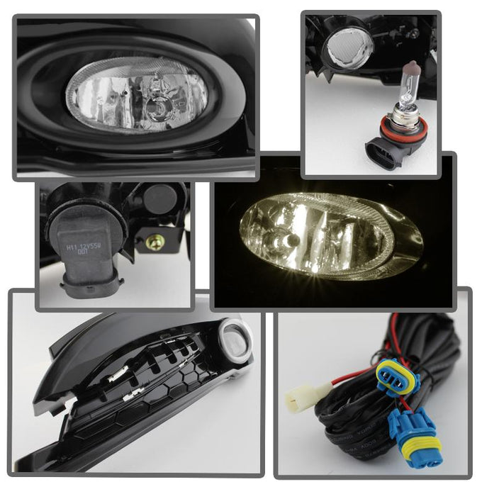 Clear OEM Fog Light w/Switch <br>13-15 Honda Civic