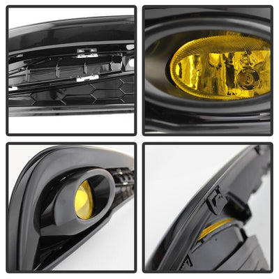 Yellow OEM Fog Light w/Switch <br>13-15 Honda Civic