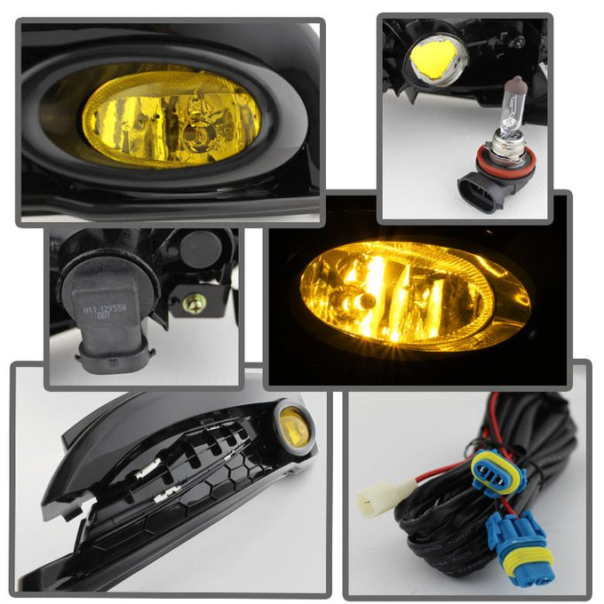 Yellow OEM Fog Light w/Switch <br>13-15 Honda Civic