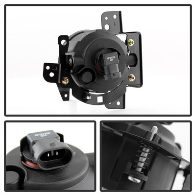 Clear OEM Fog Lights W/Switch <br>14-15 Mitsubishi Mirage