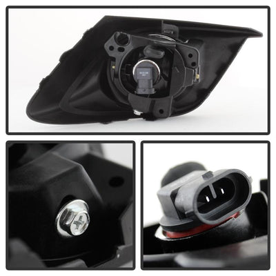 Clear Fog Light w/Switch <br>14-16 Mazda 3 3 Sport