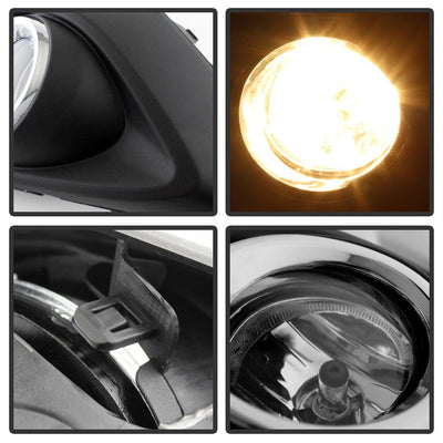 Clear Fog Light w/Switch <br>14-16 Mazda 3 3 Sport