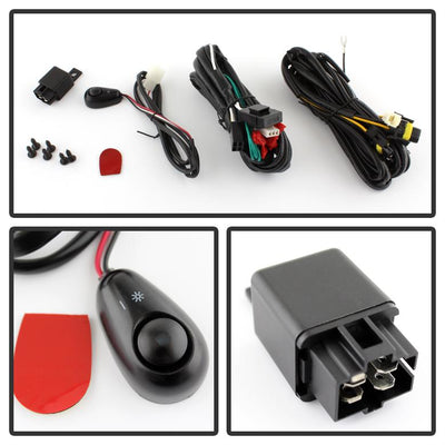 Clear Fog Light w/Switch <br>14-16 Mazda 3 3 Sport