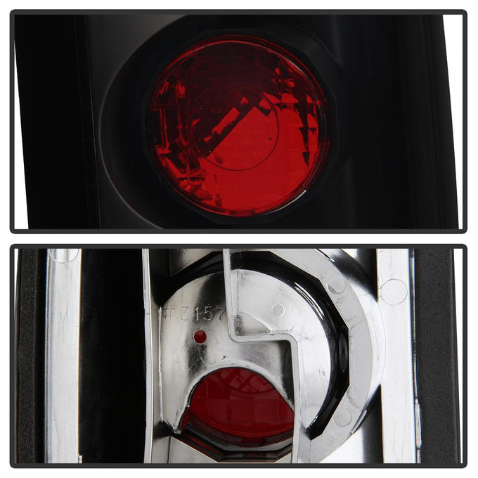 Black Smoke Euro Style Tail Lights <br>92-94 Chevy GMC Blazer S10, Suburban, 88-98 C/K1500-3500