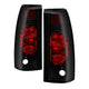 Black Smoke Euro Style Tail Lights <br>92-94 Chevy GMC Blazer S10, Suburban, 88-98 C/K1500-3500