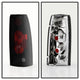 Black Smoke Euro Style Tail Lights <br>92-94 Chevy GMC Blazer S10, Suburban, 88-98 C/K1500-3500