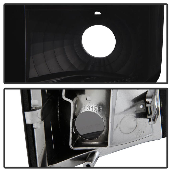 Black Smoke Euro Style Tail Lights <br>92-94 Chevy GMC Blazer S10, Suburban, 88-98 C/K1500-3500