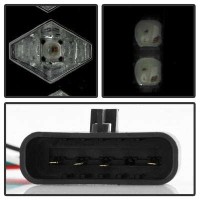 Black Smoke LED Tail Lights <br>88-98 Chevy GMC C/K-Series