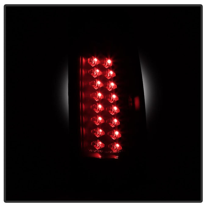 Black Smoke LED Tail Lights <br>88-98 Chevy GMC C/K-Series