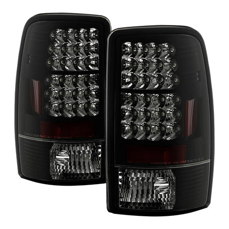 Black Smoke LED Tail Lights <br>00-06 Chevy Suburban Tahoe, GMC Yukon Yukon XL 2500