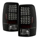 Black Smoke LED Tail Lights <br>00-06 Chevy Suburban Tahoe, GMC Yukon Yukon XL 2500