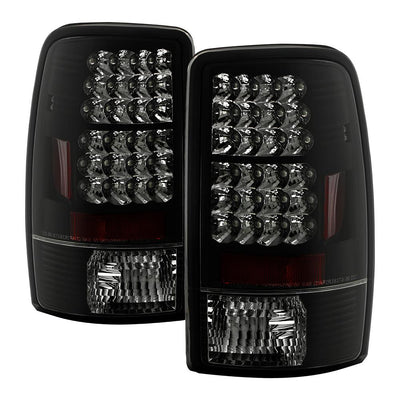 Black Smoke LED Tail Lights <br>00-06 Chevy Suburban Tahoe, GMC Yukon Yukon XL 2500