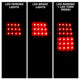 Black Smoke LED Tail Lights <br>00-06 Chevy Suburban Tahoe, GMC Yukon Yukon XL 2500