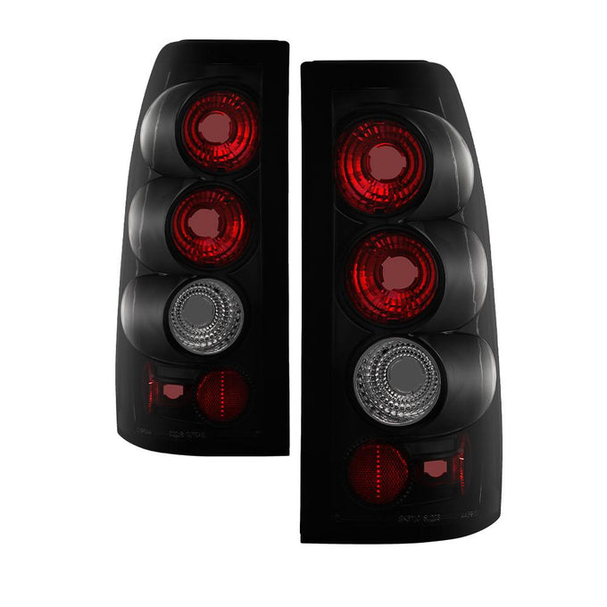 Black Smoke Euro Style Tail Lights <br>03-06 Chevy Silverado, 2007 Classic