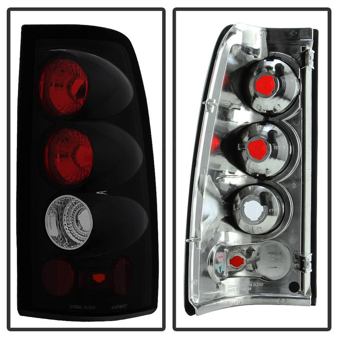 Black Smoke Euro Style Tail Lights <br>03-06 Chevy Silverado, 2007 Classic