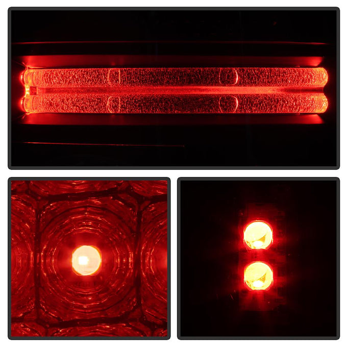 Black Smoke LED Tail Lights <br>03-06 Chevy Silverado, 2007 Classic