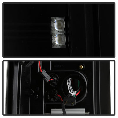Black Smoke LED Tail Lights <br>07-13 Chevy Silverado, GMC Sierra 14 GMC Sierra 2500 HD