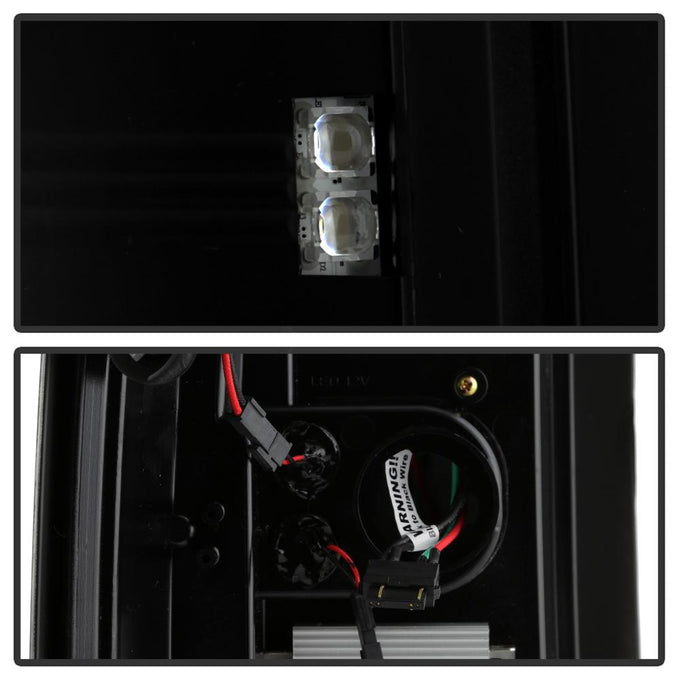 Black Smoke LED Tail Lights <br>07-13 Chevy Silverado, GMC Sierra 14 GMC Sierra 2500 HD