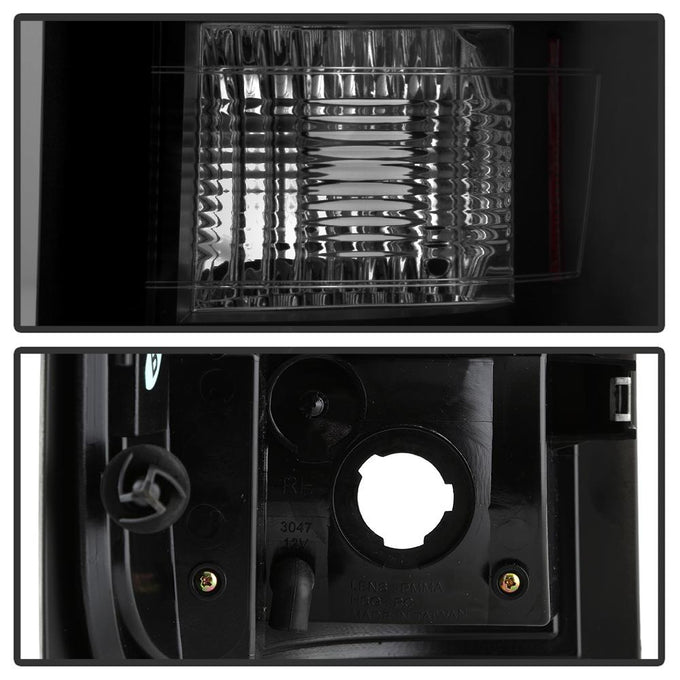 Black Smoke LED Tail Lights <br>07-13 Chevy Silverado, GMC Sierra 14 GMC Sierra 2500 HD
