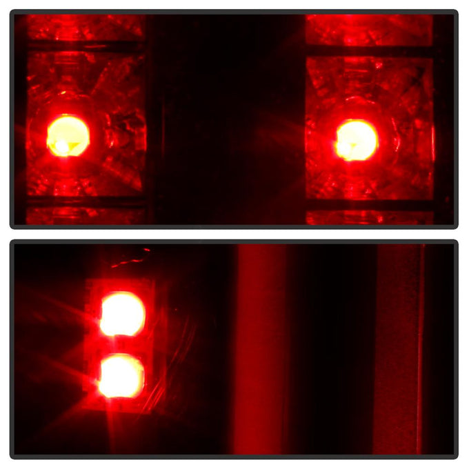 Black Smoke LED Tail Lights <br>07-13 Chevy Silverado, GMC Sierra 14 GMC Sierra 2500 HD