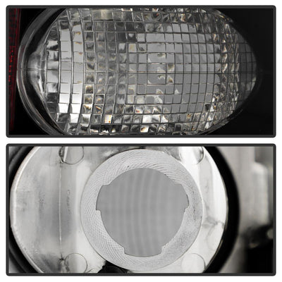 Black Smoke Euro Style Tail Lights <br>96-00 Isuzu Hombre 94-04 Chevrolet S10 94-04 GMC Sonoma
