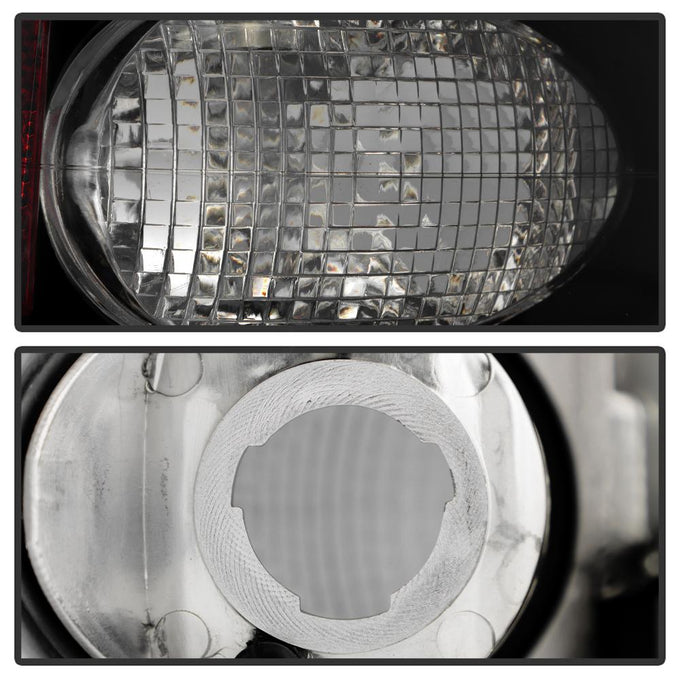 Black Smoke Euro Style Tail Lights <br>96-00 Isuzu Hombre 94-04 Chevrolet S10 94-04 GMC Sonoma