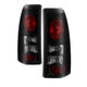Black Smoke Euro Style Tail Lights <br>99-02 Chevy Silverado, GMC Sierra 1500 2500 3500