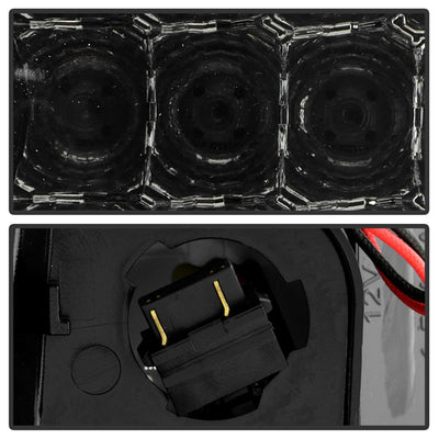 Black Smoke LED Tail Lights <br>99-02 Chevy Silverado, GMC Sierra 1500 2500 3500