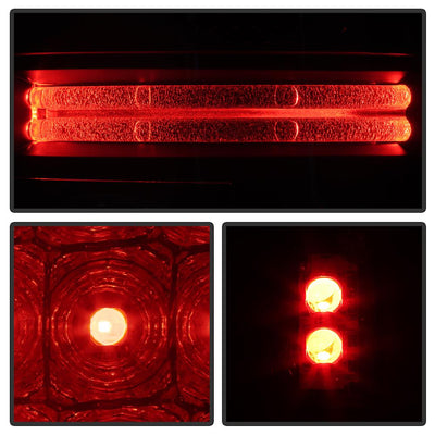 Black Smoke LED Tail Lights <br>99-02 Chevy Silverado, GMC Sierra 1500 2500 3500