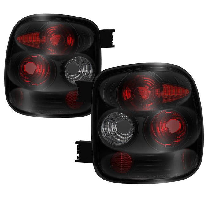 Black Smoke Euro Style Tail Lights <br>99-04 Chevy Silverado 1500 2500 3500