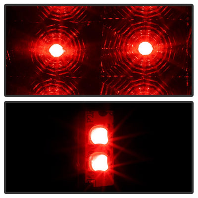 Black Smoke LED Tail Lights <br>07-14 Chevy Suburban 1500 2500 Tahoe, Yukon XL 1500