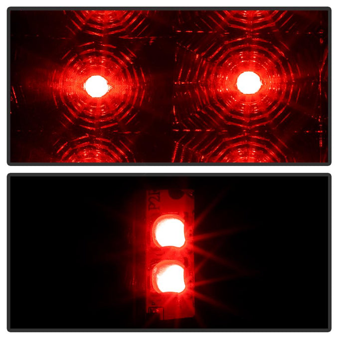 Black Smoke LED Tail Lights <br>07-14 Chevy Suburban 1500 2500 Tahoe, Yukon XL 1500