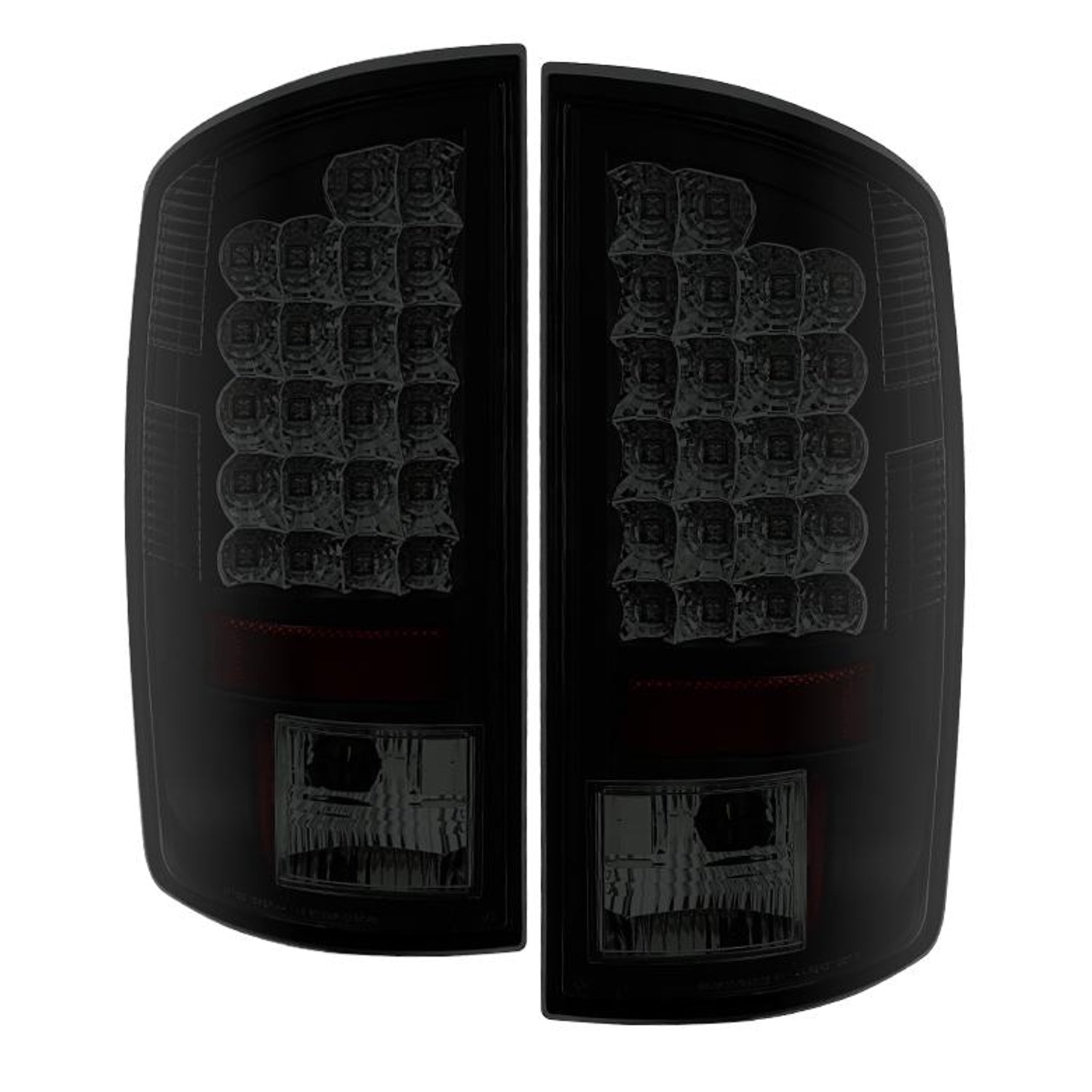Black Smoke LED Tail Lights <br>02-06 Dodge Ram 1500 03-06 Dodge Ram 3500 Ram 2500