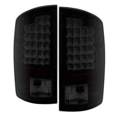 Black Smoke LED Tail Lights <br>02-06 Dodge Ram 1500 03-06 Dodge Ram 3500 Ram 2500