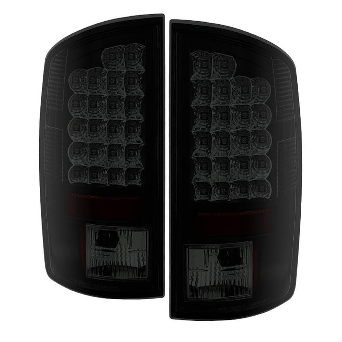 Black Smoke LED Tail Lights <br>02-06 Dodge Ram 1500 03-06 Dodge Ram 3500 Ram 2500