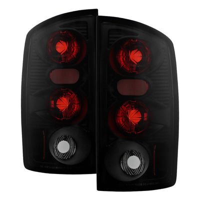 Black Smoke Euro Style Tail Lights <br>02-06 Dodge Ram 1500 03-06 Dodge Ram 3500 Ram 2500