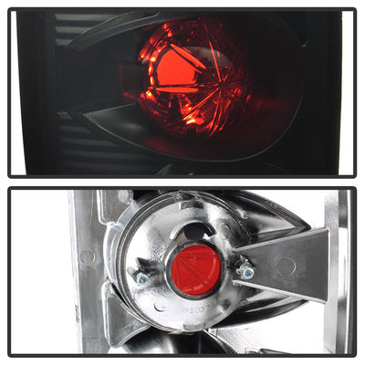 Black Smoke Euro Style Tail Lights <br>02-06 Dodge Ram 1500 03-06 Dodge Ram 3500 Ram 2500