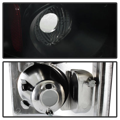 Black Smoke Euro Style Tail Lights <br>02-06 Dodge Ram 1500 03-06 Dodge Ram 3500 Ram 2500