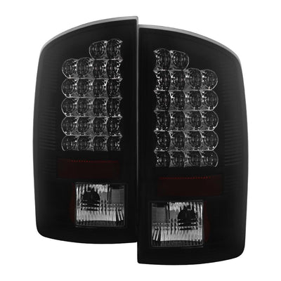 Black Smoke LED Tail Lights <br>07-08 Dodge Ram 1500 07-09 Dodge Ram 2500 Ram 3500