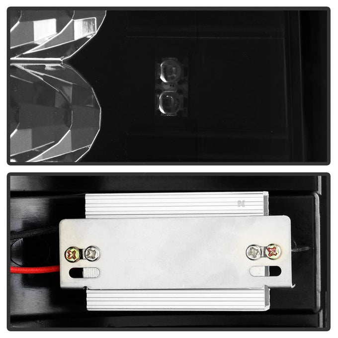 Black Smoke LED Tail Lights <br>07-08 Dodge Ram 1500 07-09 Dodge Ram 2500 Ram 3500