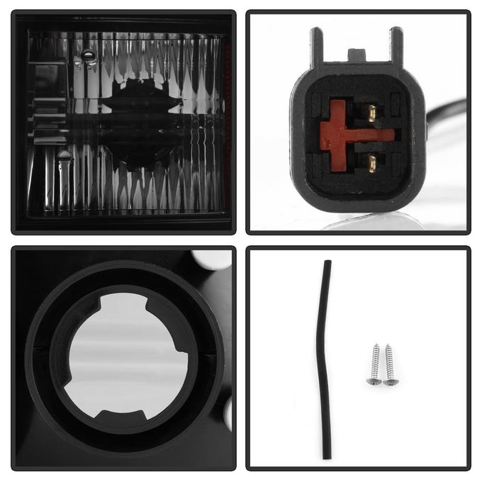 Black Smoke LED Tail Lights <br>07-08 Dodge Ram 1500 07-09 Dodge Ram 2500 Ram 3500