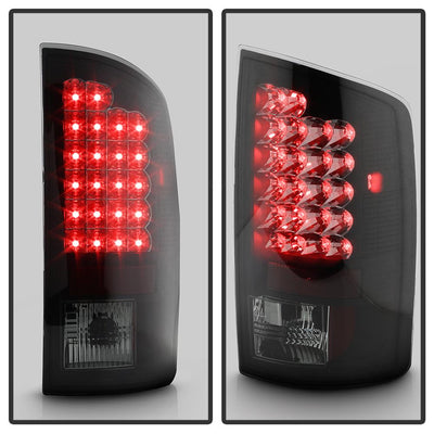 Black Smoke LED Tail Lights <br>07-08 Dodge Ram 1500 07-09 Dodge Ram 2500 Ram 3500
