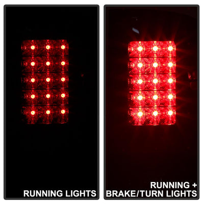 Black Smoke LED Tail Lights <br>09-18 Dodge Ram 1500 2500 3500