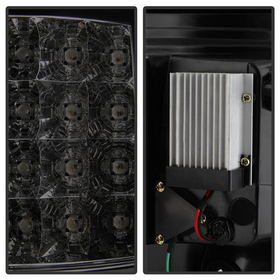 Black Smoke LED Tail Lights <br>09-14 Ford F-150