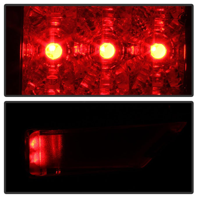 Black Smoke LED Tail Lights <br>09-14 Ford F-150